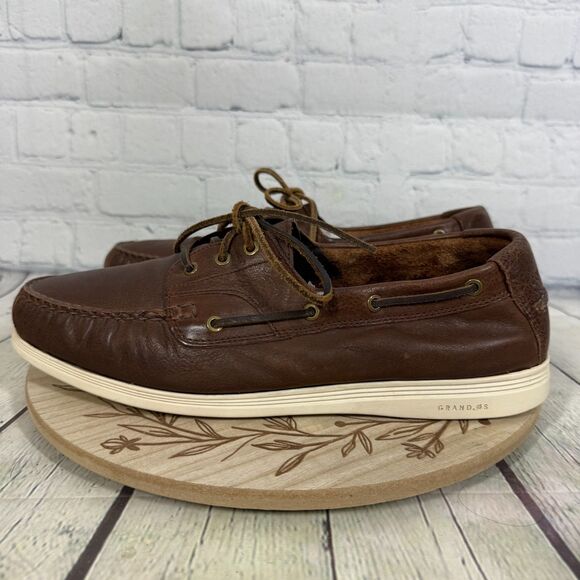 Cole Haan Grand OS Leather Dockers Boat Shoes Men Size 11.5 Casual Preppy main image 13
